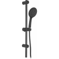 Zestaw natryskowy, prysznicowy z wielofunkcyjną słuchawką ZOYA BLACK